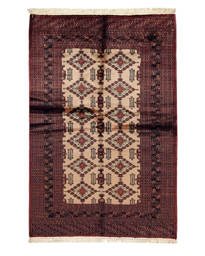 One of a Kind Hand-Knotted Cashmere Rug [Multi]