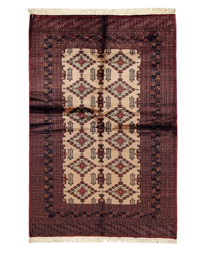 One of a Kind Hand-Knotted Cashmere Rug [Multi]