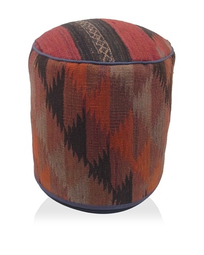 Momeni One-of-a-Kind Hand-Made Kilim Ottoman