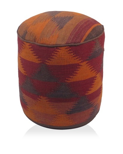 Momeni One-of-a-Kind Hand-Made Kilim Ottoman