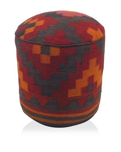 Momeni One-of-a-Kind Hand-Made Kilim Ottoman