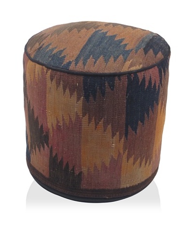 Momeni One-of-a-Kind Hand-Made Kilim Ottoman