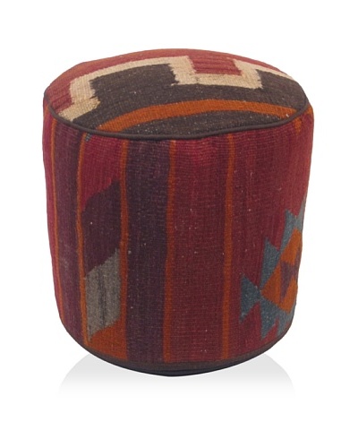 Momeni One-of-a-Kind Hand-Made Kilim Ottoman