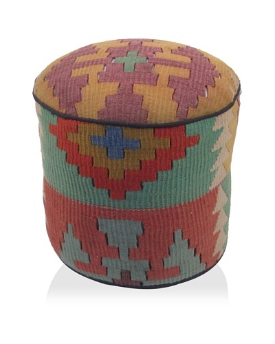 Momeni One-of-a-Kind Hand-Made Kilim Ottoman