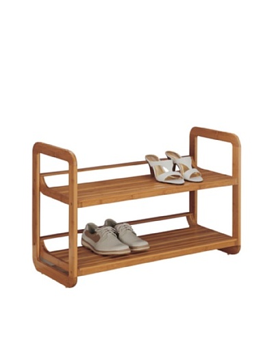 Organize It All 2-Tier Stackable Shoe Rack