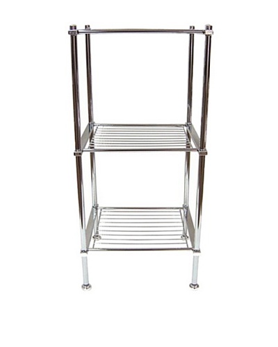 Organize It All Metro 3-Tier Shelf, Chrome