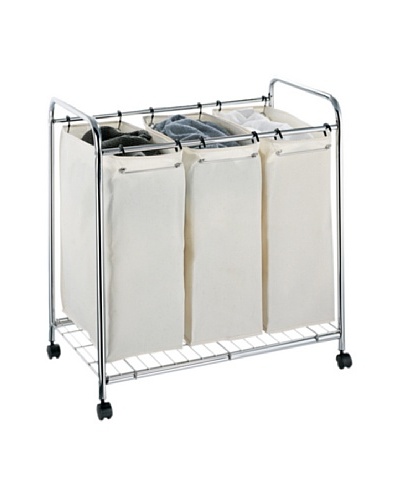 Organize It All 3 Section Laundry Sorter