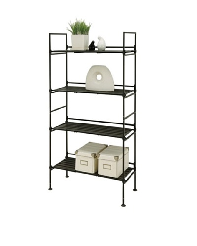 Organize It All Ebonize 4-Tier Shelf