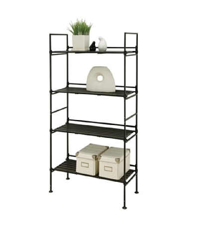 Organize It All Ebonize 4-Tier Shelf