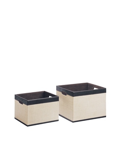 Organize It All Set of 2 Jute Storage BasketsAs You See