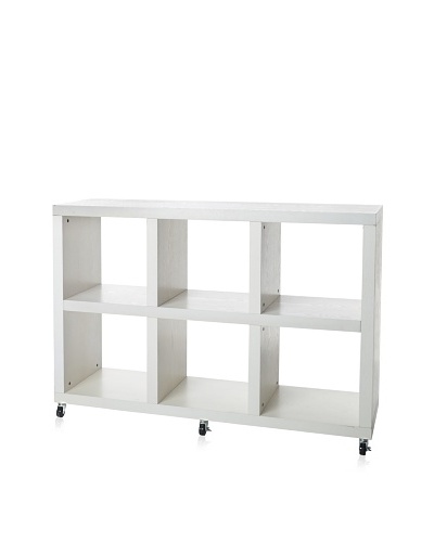 Organize It All Dawn 6-Section Storage Unit, White