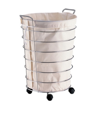 Organize It All Jumbo Laundry Basket with Canvas Bag