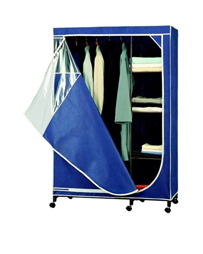 Organize It All Blue Storage Armoire