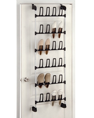 Organize It All Basic Overdoor Shoe Rack, 12-Pair