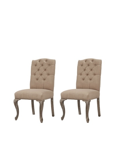 Orient Express Set of 2 Gloster Side Chairs, Barley
