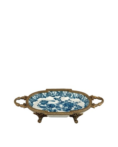 Oriental Danny Indigo Floral Small Dish