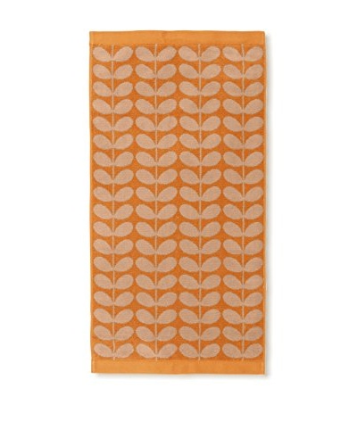 Orla Kiely Stem Jacquard Hand Towel, Tea Rose/Orange