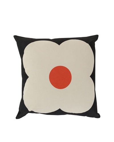 Orla Kiely Red & Slate Pillow