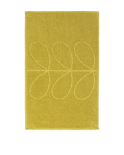 Orla Kiely Stem Jacquard Bathmat, Mimosa