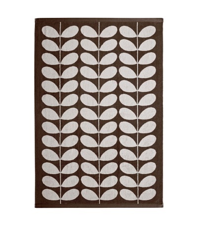 Orla Kiely Stem Jacquard Bath Towel, Nutmeg