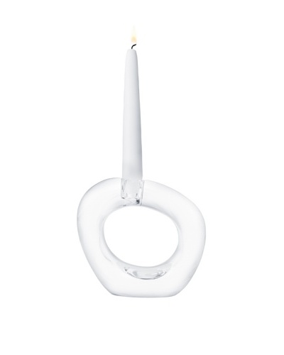 Orrefors Avlang Oval Candle Holder