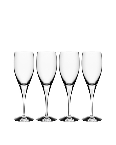 Orrefors Set of 4 Intermezzo White Wine Glasses