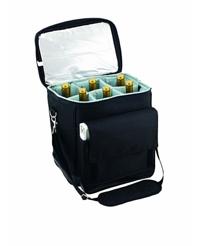 Picnic Time Cellar Insulated Six Bottle Wine Tote