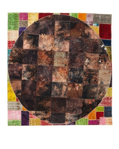 One Of A Kind Overdyed Rug, Multi, 6′ 11.5″ X 7′ 5″