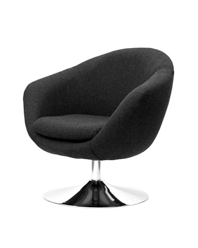Overman International Disc Base Comet Chair, Black