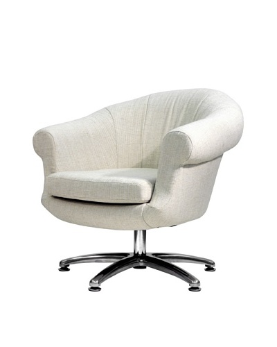 Overman International Five Prong Twist Chair, Oatmeal