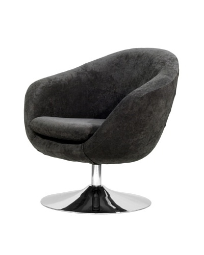 Overman International Disc Base Comet Chair, Dark Grey