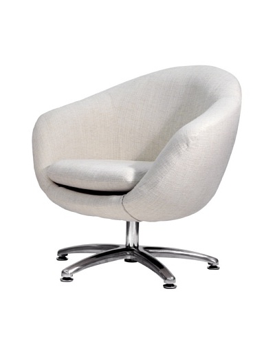 Overman International Five Prong Base Comet Chair, Oatmeal