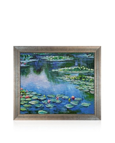 Claude Monet Water Lilies Framed Oil Painting, 20 x 24