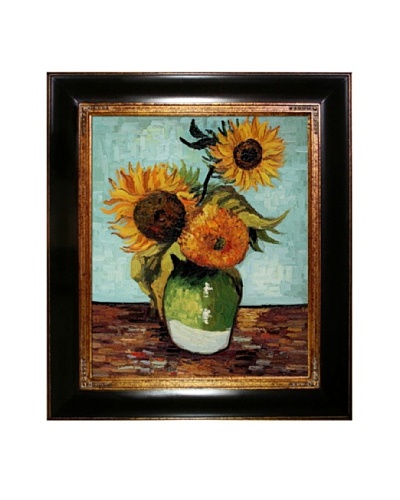 Vincent Van Gogh Sunflowers (First Version) Framed Oil Painting