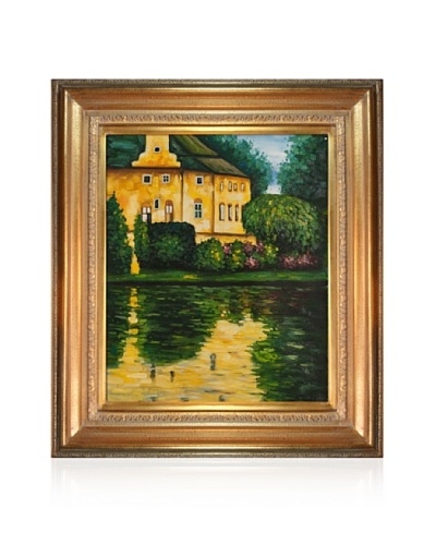 Gustav Klimt Schloss Kammer on Attersee Framed Oil Painting