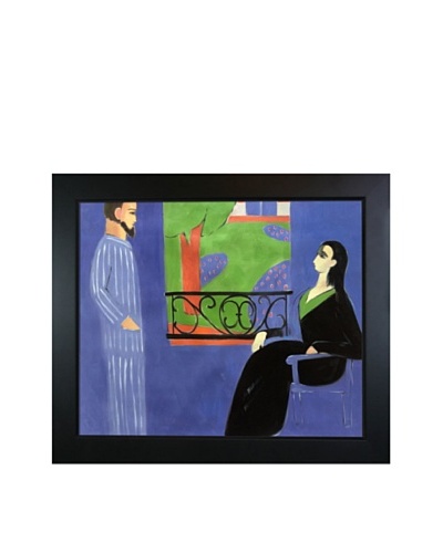 “The Conversation” Framed Reproduction Oil Painting by Henri Matisse