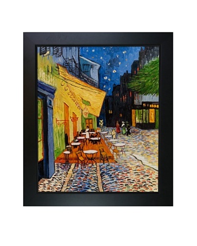 Vincent Van Gogh Cafe Terrace at Night Framed Oil Painting