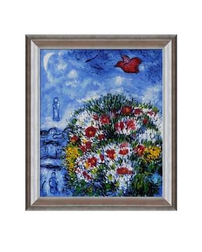 Marc Chagall The Red Bird Framed Oil Painting, 20″ x 24″