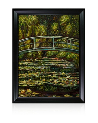 Claude Monet White Water Lilies, 1899 Framed Oil Painting, 36 x 48