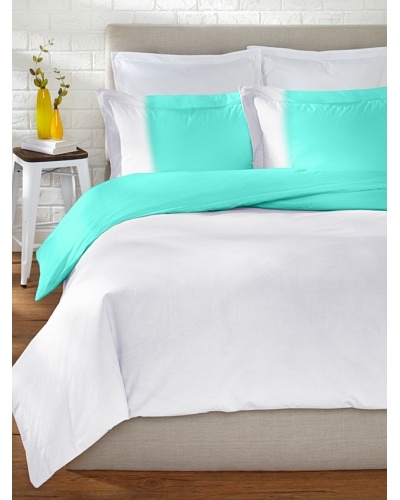 OYO Bedding Dip-Dye Percale Duvet Set