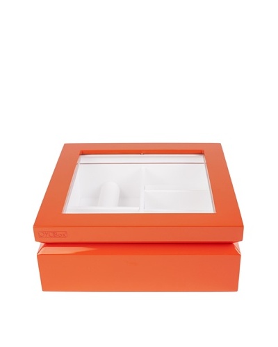 OYOBox Luxury European Inspired Jewelry Organizer, Orange