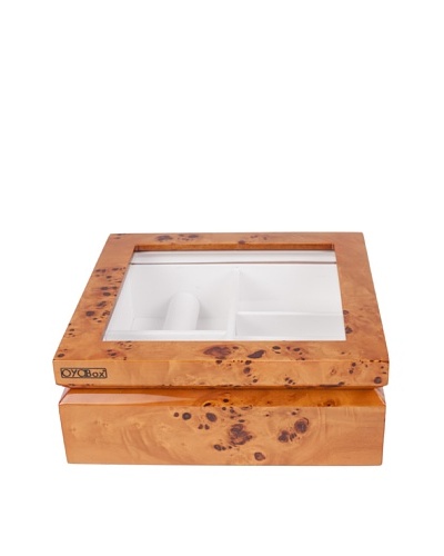 OYOBox Luxury European Inspired Jewelry Organizer, Burl