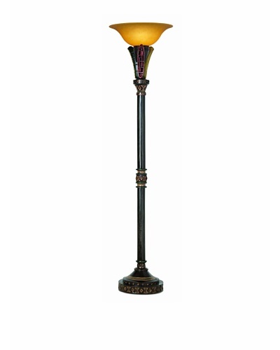 Pacific Coast Lighting Old River Canoe Torchiere
