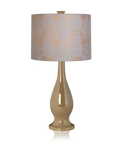 Pacific Coast Lighting Camel Ceramic Vase Lamp [Damask]