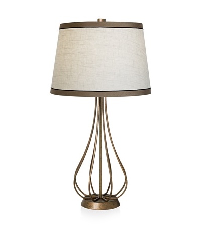 Pacific Coast Lighting Bronze Lamp [Tipped Linen]