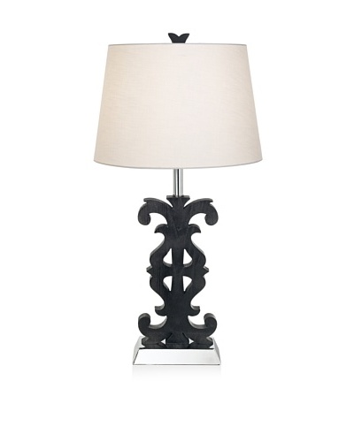 Pacific Coast Lighting Sculpted Lamp [White Linen]