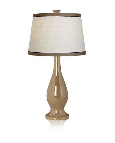 Pacific Coast Lighting Camel Ceramic Vase Lamp [Linen]