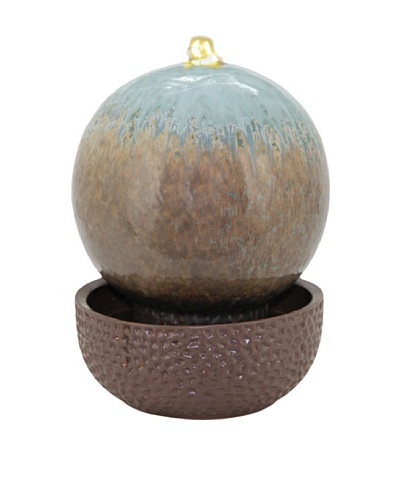 Pacific Décor Sphere Fountain with White LED Light