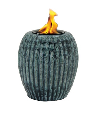 Pacific Décor Ribbed Porcelain Flame Pot