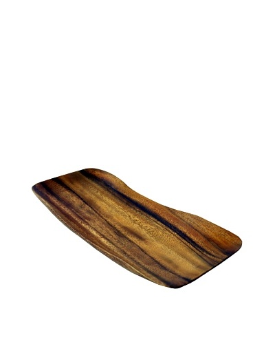 Pacific Merchants Acaciaware Organic-Shape Serving Tray, 7″ x 16″